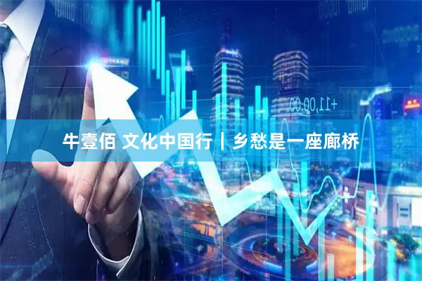 牛壹佰 文化中国行｜乡愁是一座廊桥